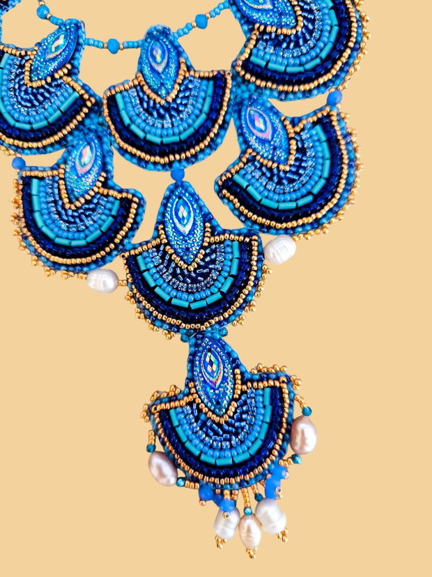 Set "Mandala albastră"