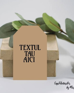 Etichete carton craft personalizabile