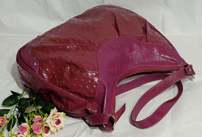 Geanta xxl piele lacuita