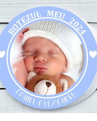 Etichete mărturii botez  băieți cu fotografie