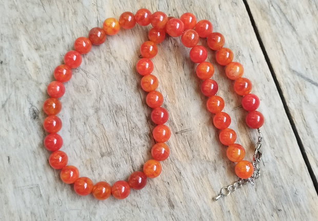 Sirag margele, agate 11 mm