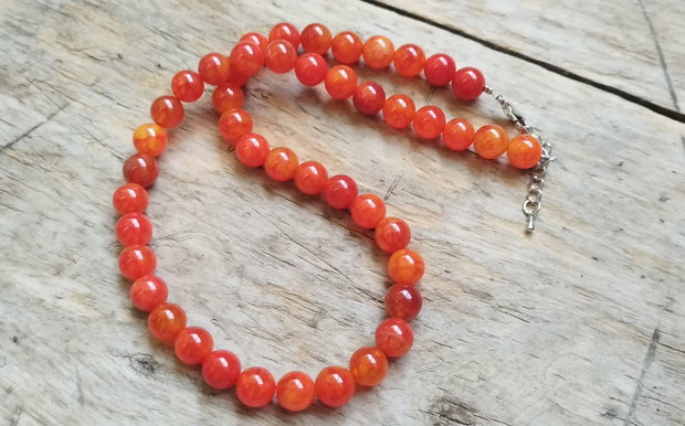 Sirag margele, agate 11 mm