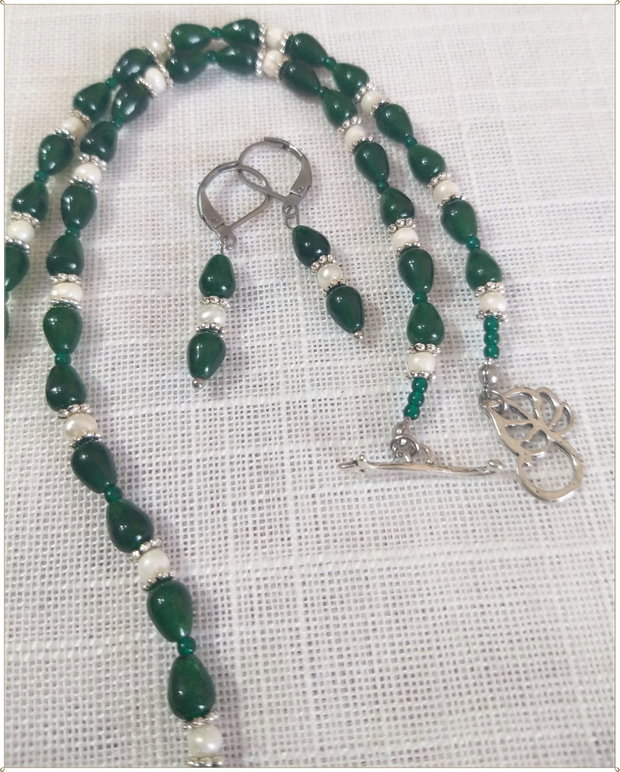 SET- CALCEDONIE SI JAD VERDE