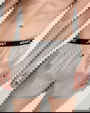 BOSS boxeri de bumbac 2-pack culoarea negru, 50545913