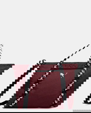 Puma poșetă culoarea bordo, 91856