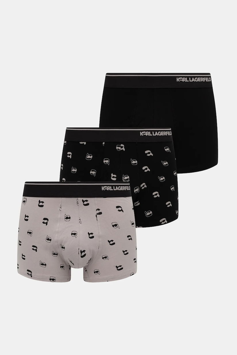 Karl Lagerfeld boxeri 3-pack culoarea negru, A3M47008