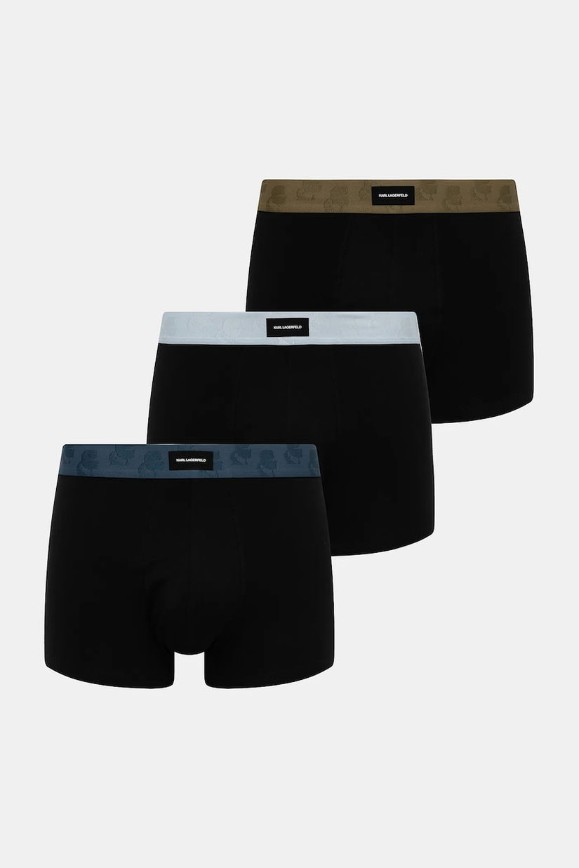 Karl Lagerfeld boxeri 3-pack culoarea negru, A3M47002