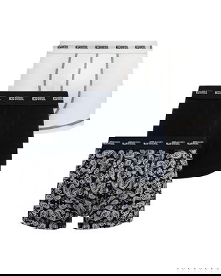 Diesel boxeri DAMIEN-UTLT-3PACK BOXER 3-pack culoarea bleumarin, A17832.0AJFE