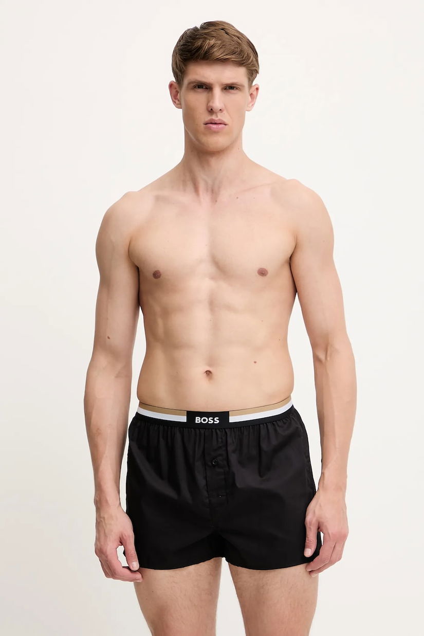 BOSS boxeri de bumbac 2-pack culoarea negru, 50535792