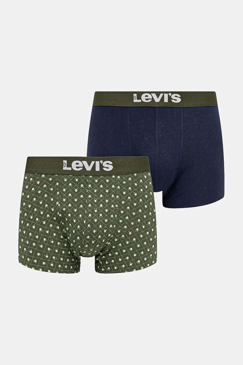 Levi's boxeri 2-pack culoarea verde, 37149-1125