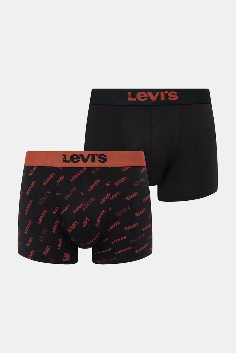 Levi's boxeri 2-pack culoarea negru, 37149-1096