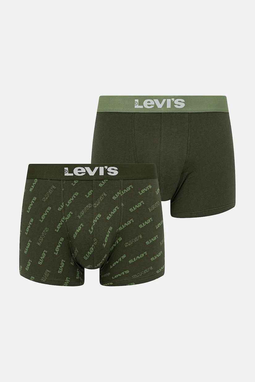 Levi's boxeri 2-pack culoarea verde, 37149-1095