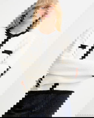 Gestuz cardigan din lână culoarea bej, light, 10910459