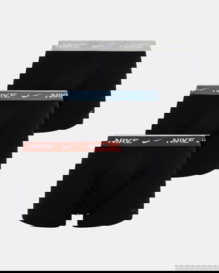 Nike boxeri 3-pack bărbați, culoarea negru, 0000KE1007