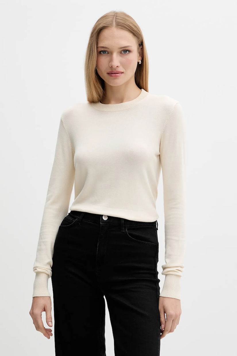 Silvian Heach pulover LETALO culoarea bej, light, GPA25038MA