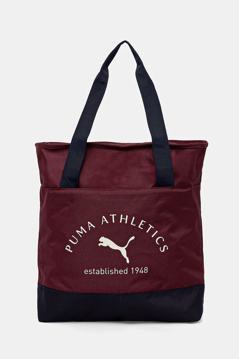 Puma poșetă culoarea bordo, 91735