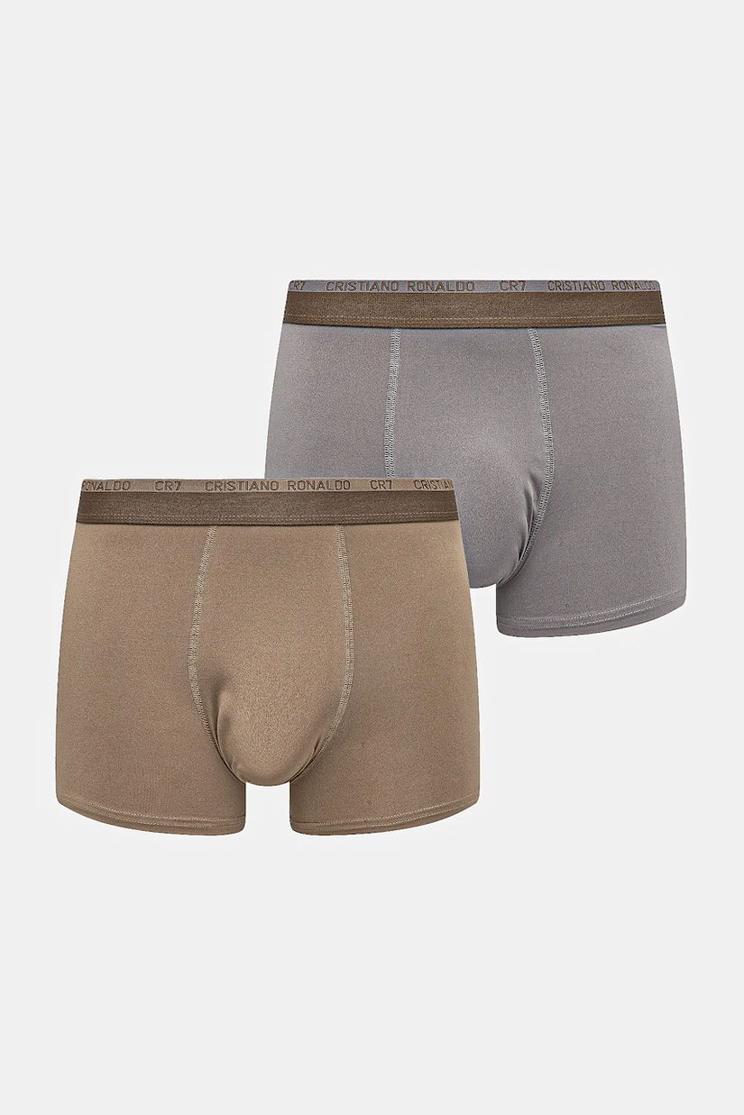 CR7 Cristiano Ronaldo boxeri 2-pack culoarea maro, 8502-49-455