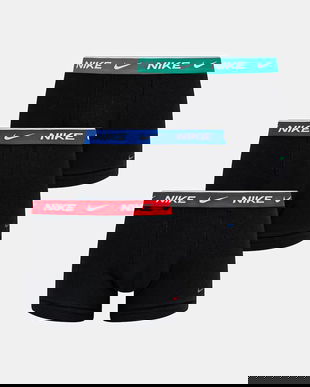 Nike boxeri 3-pack bărbați, culoarea negru, 0000KE1008