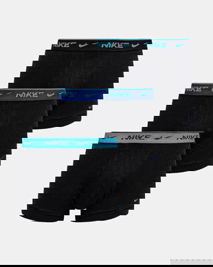 Nike boxeri 3-pack bărbați, culoarea negru, 0000KE1008