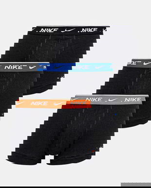 Nike boxeri 3-pack bărbați, culoarea negru, 0000KE1008