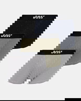 BOSS boxeri 3-pack culoarea negru, 50544263