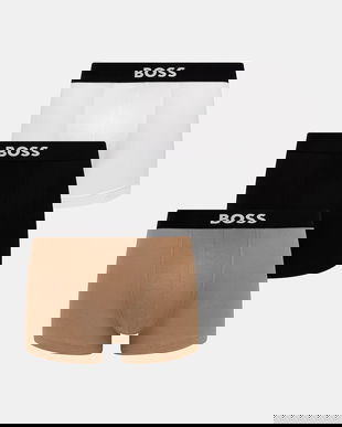 BOSS boxeri 3-pack culoarea alb, 50544263