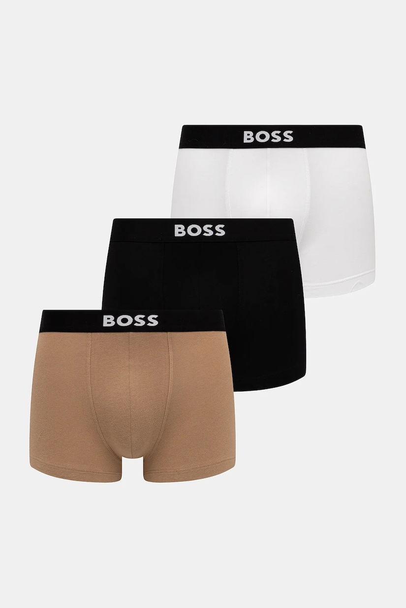 BOSS boxeri 3-pack culoarea alb, 50544263