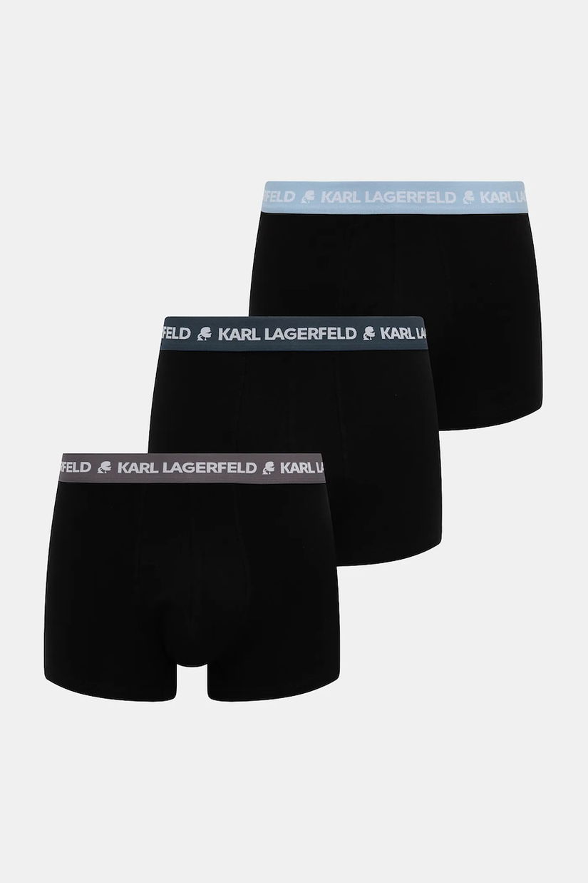 Karl Lagerfeld boxeri 3-pack culoarea negru, A1M47021
