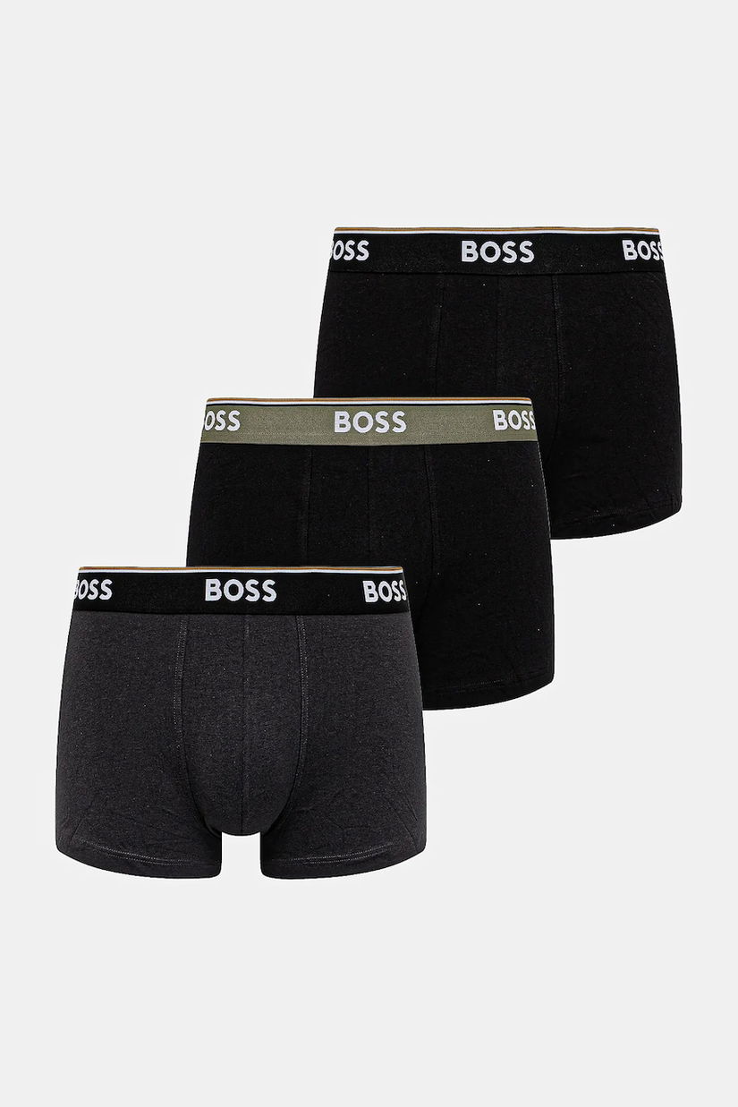 BOSS boxeri 3-pack culoarea negru, 50531684
