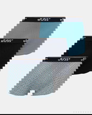 BOSS boxeri 3-pack culoarea negru, 50531701