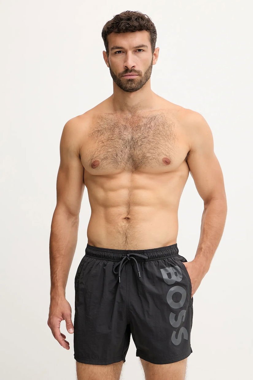 BOSS pantaloni scurți de baie culoarea verde, 50514502