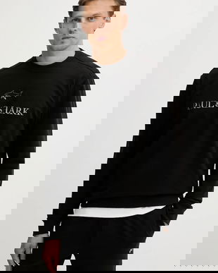 Paul&Shark bluză culoarea negru, cu imprimeu, 15311822