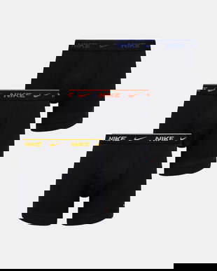 Nike boxeri 3-pack bărbați, culoarea negru, 0000KE1007