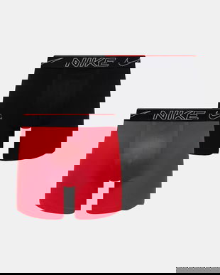 Nike boxeri 2-pack bărbați, culoarea negru, 0000KE1269