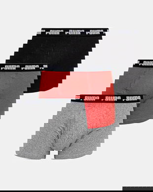 Puma boxeri 3-pack barbati, culoarea negru, 938327