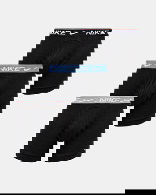 Nike boxeri 3-pack barbati, culoarea negru