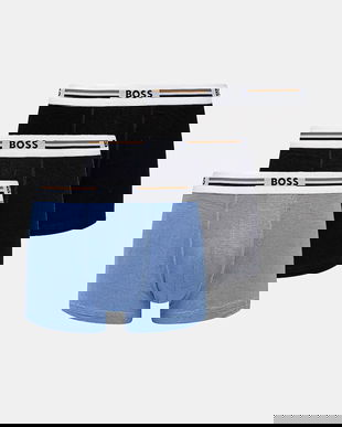 BOSS boxeri 3-pack barbati, culoarea negru, 50492200