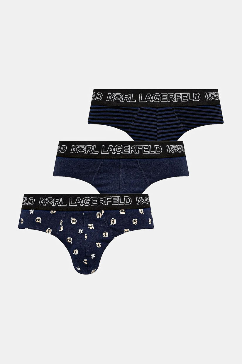 Karl Lagerfeld slip 3-pack barbati, culoarea negru, A1M47043