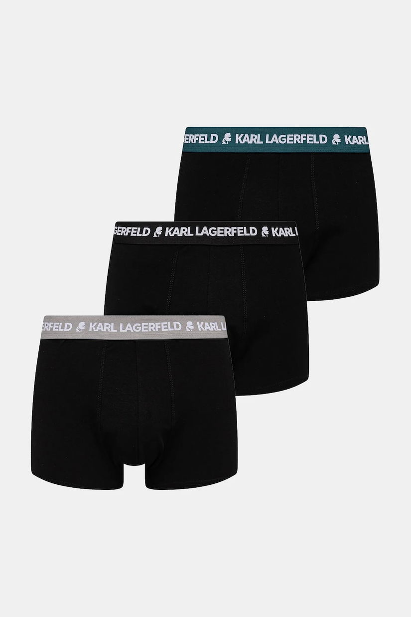 Karl Lagerfeld boxeri 3-pack barbati, culoarea negru, A1M47021