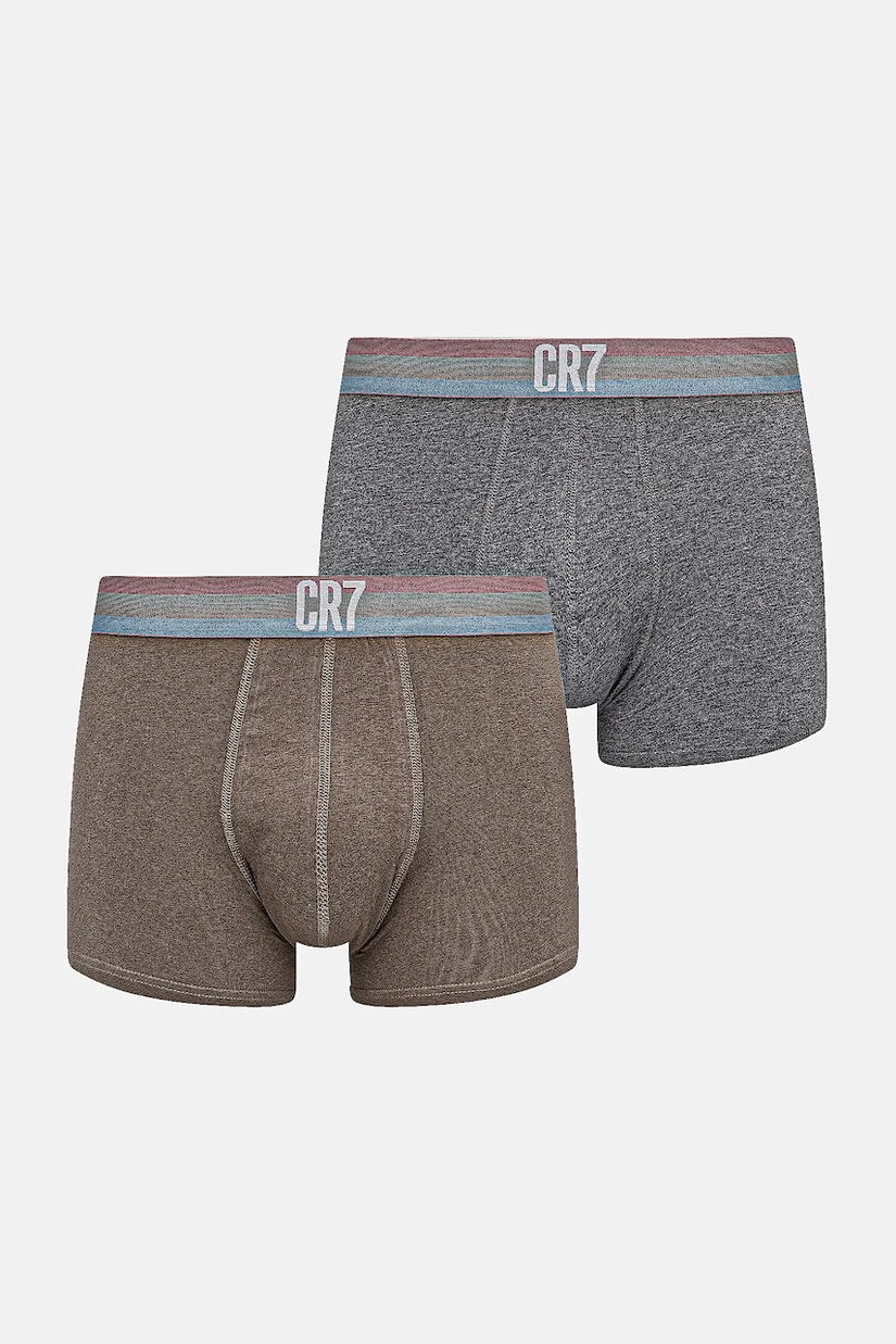 CR7 Cristiano Ronaldo boxeri 2-pack barbati, culoarea gri
