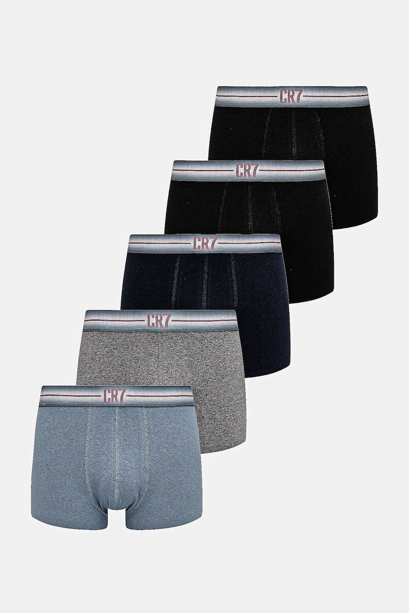 CR7 Cristiano Ronaldo boxeri 5-pack barbati, culoarea albastru marin, 8123-49-2411