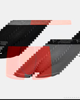 Puma boxeri 2-pack barbati, culoarea rosu, 935520