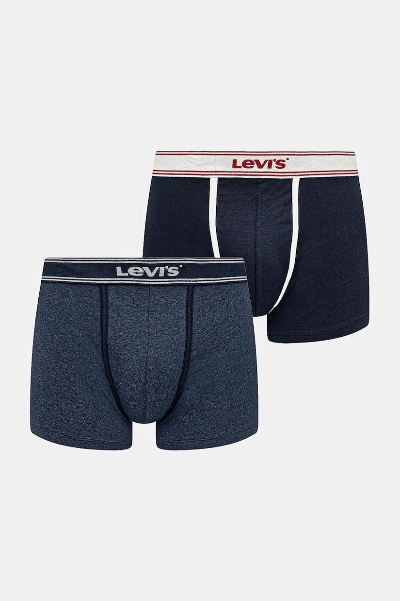 Levi's boxeri 2-pack culoarea albastru marin, 37149-1109