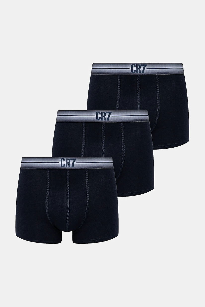 CR7 Cristiano Ronaldo boxeri 3-pack bărbați, culoarea bleumarin, 8100-4900-2762