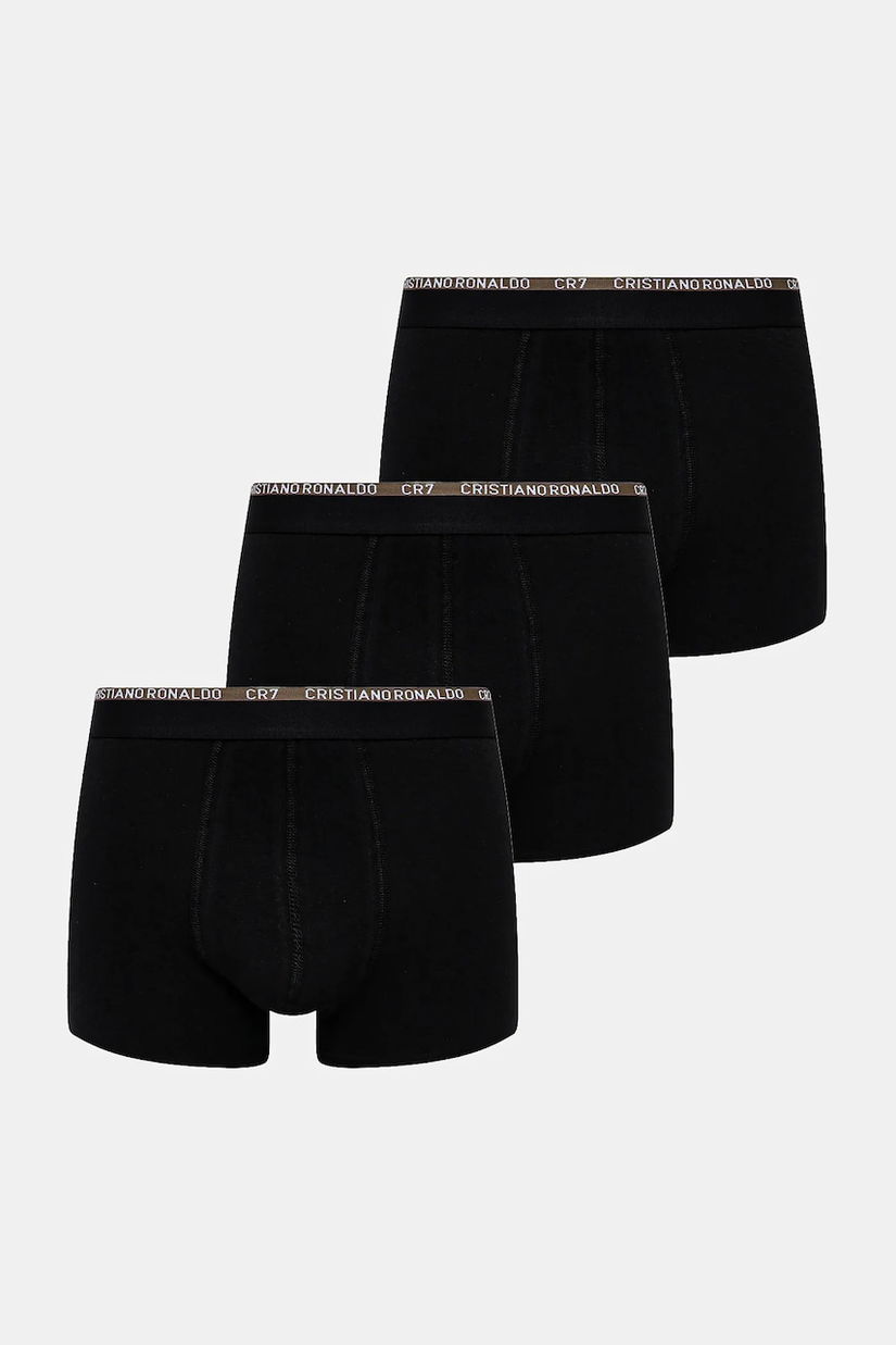 CR7 Cristiano Ronaldo boxeri 3-pack bărbați, culoarea negru, 8100-4900-2763