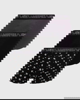 Karl Lagerfeld boxeri 3-pack barbati, culoarea negru, 245M2104