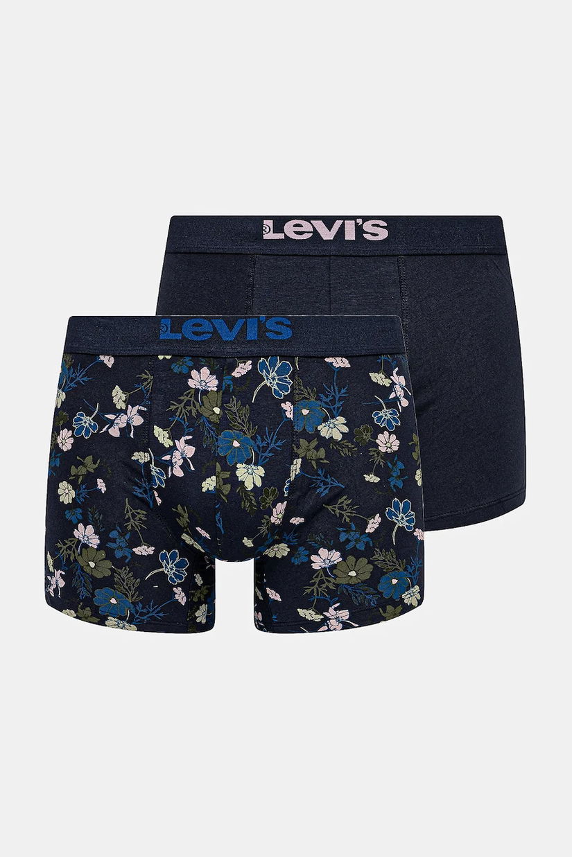Levi's boxeri 2-pack culoarea albastru marin, 37149-1103