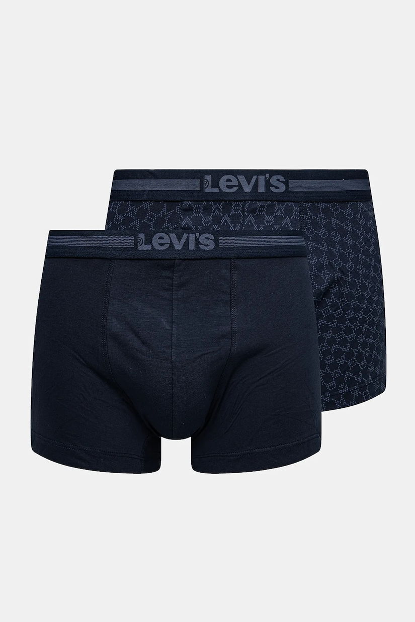 Levi's boxeri 2-pack culoarea albastru marin, 37149-1114