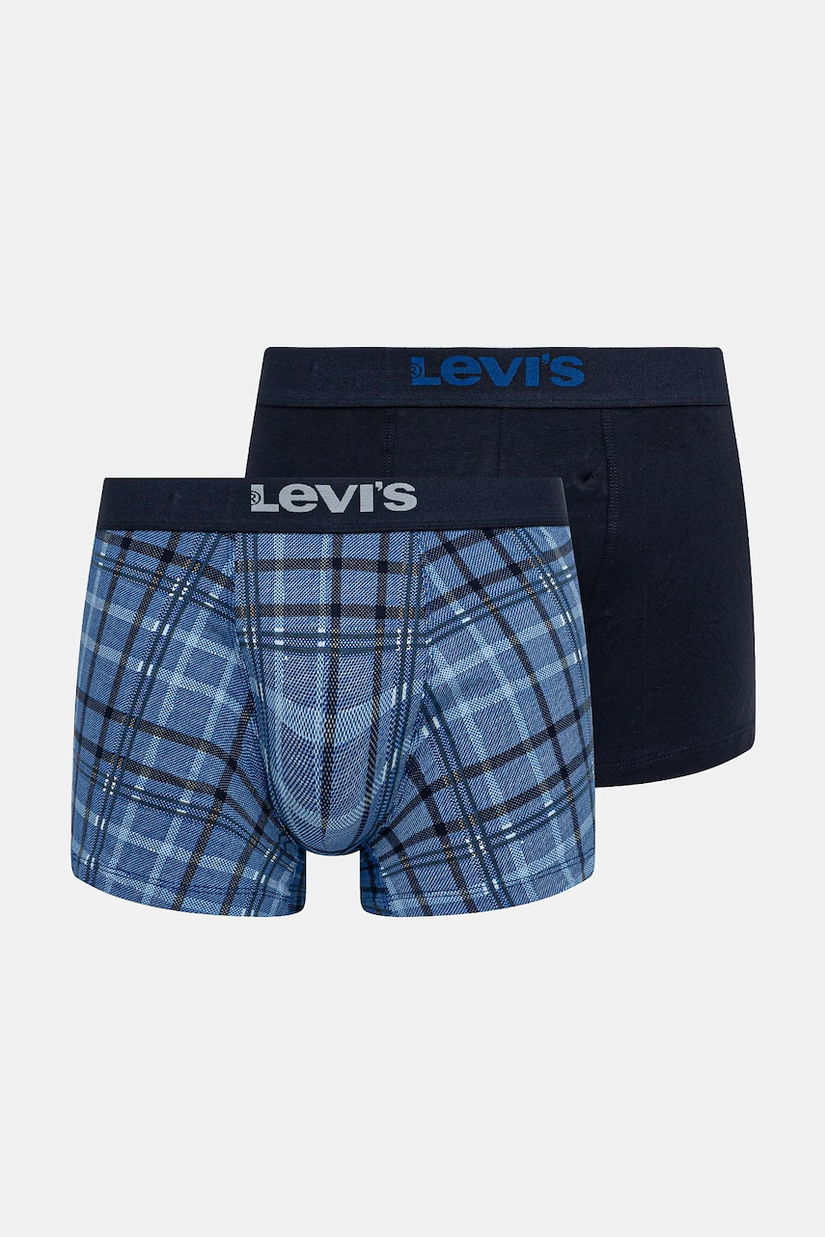 Levi's boxeri 2-pack culoarea albastru marin, 37149-1105
