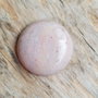 Cabochon rodonit, roz prafuit, 30 mm